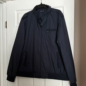 Members Only Dark Blue Windbreaker